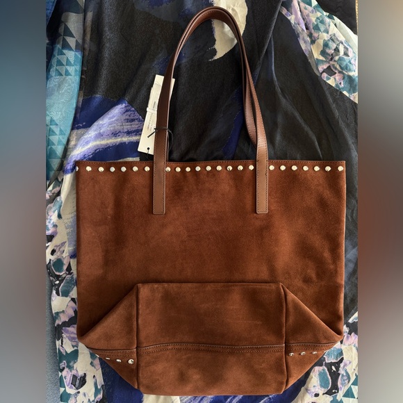 Loeffler Randall Walker Suede Tote - Brown - Picture 12 of 12